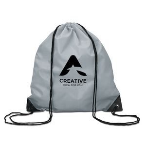 GiftRetail MO7208 - SHOOP 190T Polyester drawstring bag Grey
