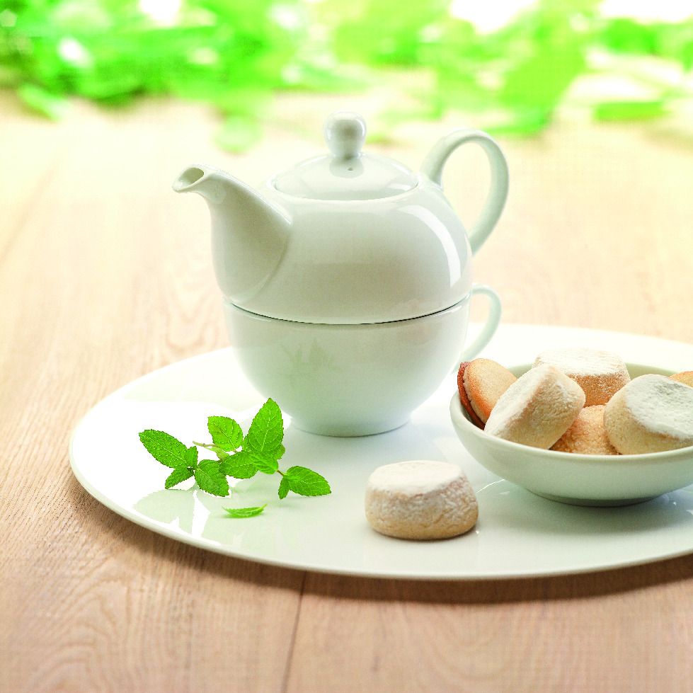 GiftRetail MO7343 - TEA TIME Teapot and cup set 400 ml