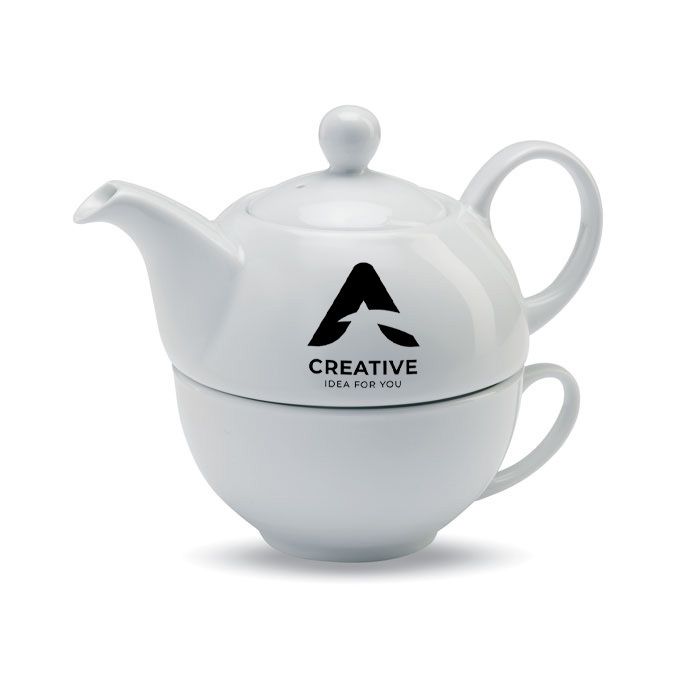 GiftRetail MO7343 - TEA TIME Teapot and cup set 400 ml