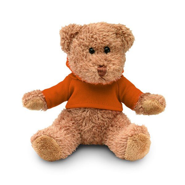 GiftRetail MO7375 - JOHNNY Adorable Hoodie Teddy Bear Plush Toy