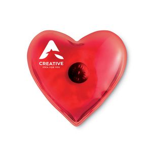 GiftRetail MO7380 - WACO Hand warmer in heart shape Red