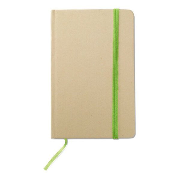 GiftRetail MO7431 - EVERNOTE Eco-Friendly A6 Notebook with Elastic Strap