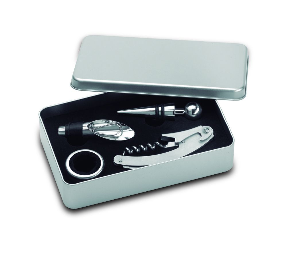 GiftRetail MO7843 - Set mit Weinaccessoires
