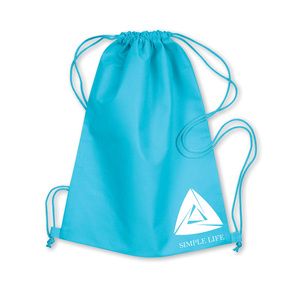 GiftRetail MO8031 - DAFFY 80gr/m² nonwoven drawstring Turquoise