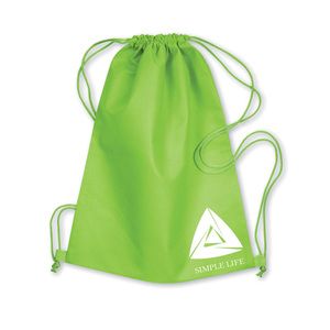 GiftRetail MO8031 - DAFFY 80gr/m² nonwoven drawstring Lime