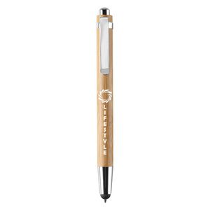 GiftRetail MO8052 - BYRON Ball pen in ABS and bamboo Wood
