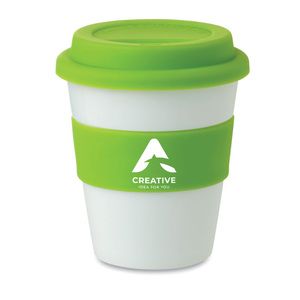 GiftRetail MO8078 - ASTORIA PP tumbler with silicone lid Green