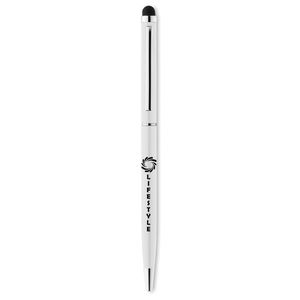 GiftRetail MO8209 - NEILO TOUCH Twist and touch ball pen White