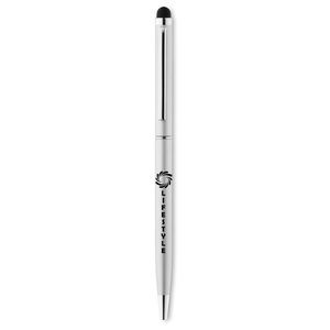 GiftRetail MO8209 - NEILO TOUCH Twist and touch ball pen matt silver