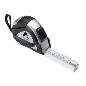 GiftRetail MO8237 - DAVID Measuring tape 3m Black