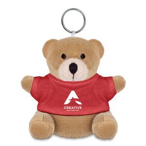 GiftRetail MO8253 - NIL Teddy bear key ring Red