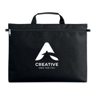 GiftRetail MO8346 - AMANTA 600D polyester document bag Black