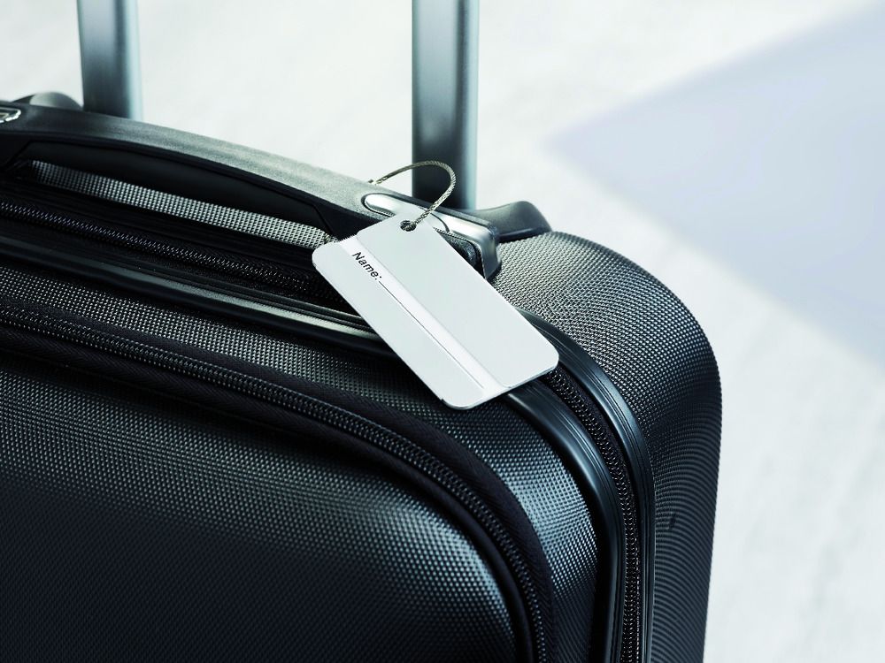 GiftRetail MO8352 - TAGGY Aluminium luggage tag