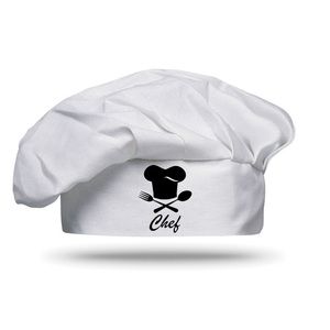 GiftRetail MO8409 - Chef's hat in 130g/m2 cotton White