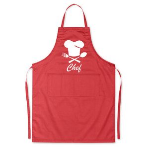 GiftRetail MO8441 - FITTED KITAB Adjustable apron Red