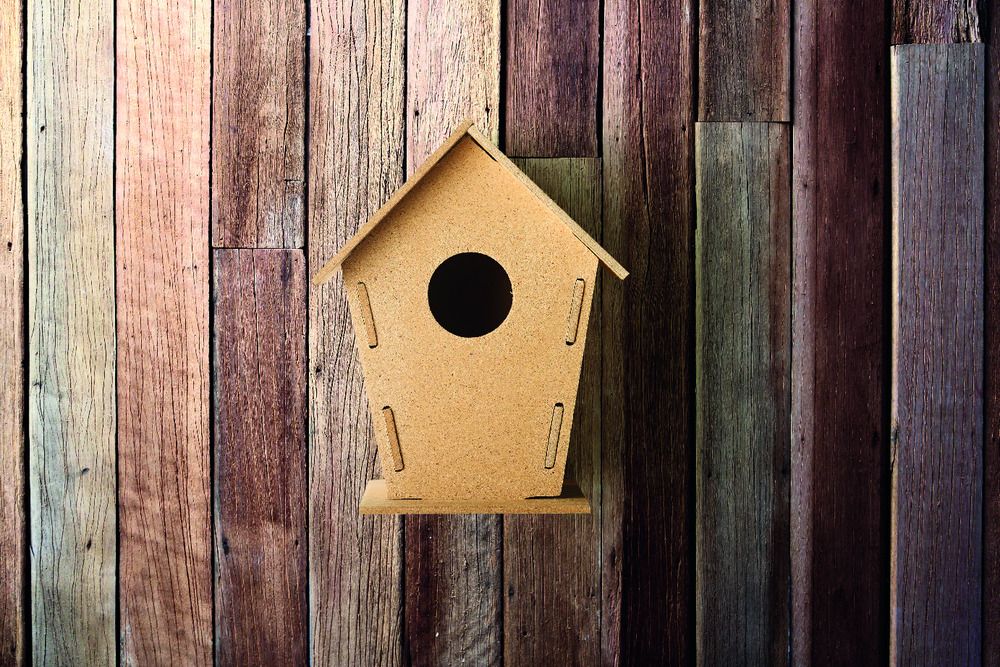 GiftRetail MO8532 - WOOHOUSE Wooden bird house