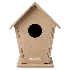 GiftRetail MO8532 - WOOHOUSE Wooden bird house Wood