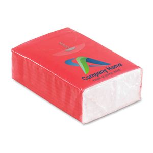 GiftRetail MO8649 - Mini packet of tissues Red
