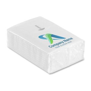 GiftRetail MO8649 - Mini packet of tissues White