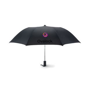 GiftRetail MO8775 - HAARLEM 21" paraply auto åben Black