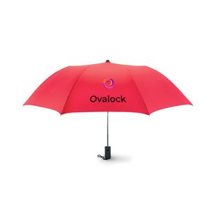 GiftRetail MO8775 - HAARLEM Parapluie ouverture auto. Rouge