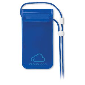GiftRetail MO8782 - COLOURPOUCH Smartphone waterproof pouch Transparent Blue