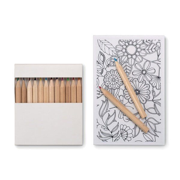 GiftRetail MO8850 - PAINT Relaxing Adult Drawing Set with Cards and Pencils