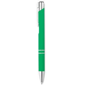 GiftRetail MO8857 - AOSTA Tryckknapps penna i gummerad f