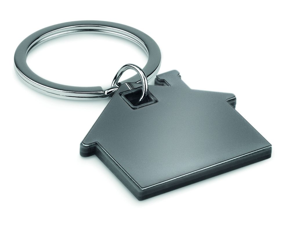 GiftRetail MO8877 - IMBA House shape plastic key ring
