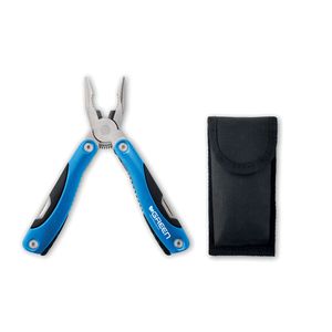 GiftRetail MO8914 - ALOQUIN Foldable multi-tool knife Blue