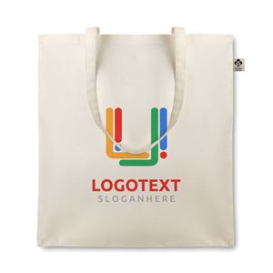 GiftRetail MO8973 - ORGANIC COTTONEL 105gr/m² organic cotton bag Beige