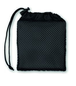 GiftRetail MO9025 - TUKO Sports towel with pouch Black