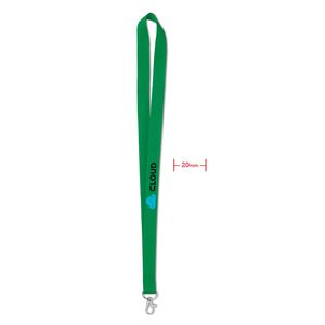 GiftRetail MO9058 - SIMPLE LANY Lanyard 20 mm Verde