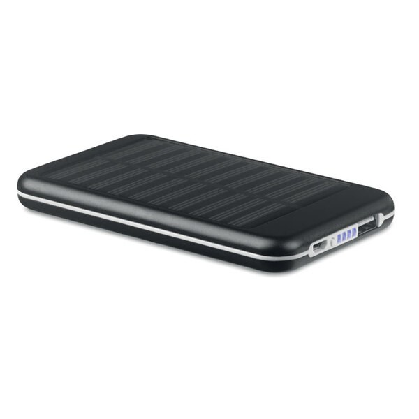 GiftRetail MO9075 - SOLARFLAT Powerbank solar 4000 mAh