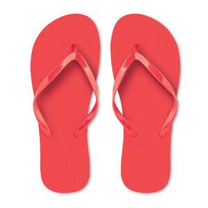 GiftRetail MO9082-L - HONOLULU EVA beach slippers size L Red