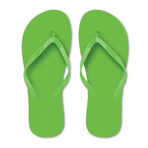 GiftRetail MO9082-M - HONOLULU EVA beach slippers size M Lime