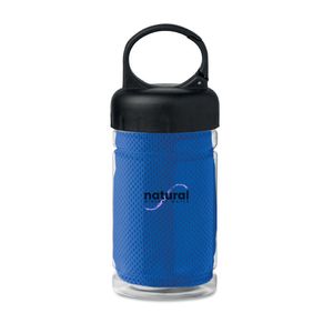 GiftRetail MO9203 - FRIS Flaska med handuk Royal Blue