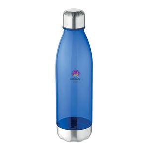 GiftRetail MO9225 - ASPEN Milk shape 600 ml bottle Transparent Blue