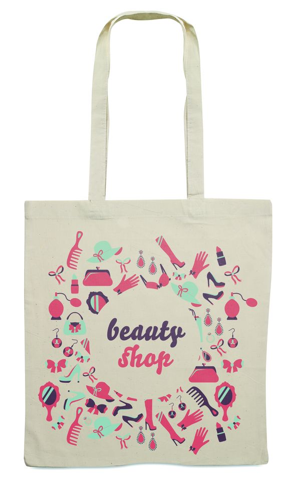 GiftRetail MO9267 - COTTONEL + 140gr/m² cotton shopping bag