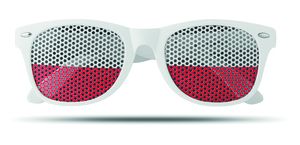 GiftRetail MO9275 - FLAG FUN Sunglasses country White