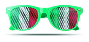 GiftRetail MO9275 - FLAG FUN Sunglasses country Green
