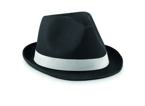 GiftRetail MO9342 - WOOGIE Chapeau de couleur en polyester Noir
