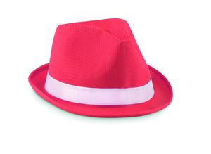 GiftRetail MO9342 - WOOGIE Coloured polyester hat Red