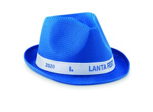 GiftRetail MO9342 - WOOGIE Chapeau de couleur en polyester Bleu Royal
