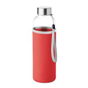 GiftRetail MO9358 - UTAH GLASS Glass bottle in pouch 500ml