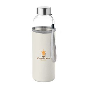 GiftRetail MO9358 - 500 ml glass bottle Beige