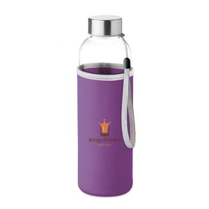 GiftRetail MO9358 - 500 ml glass bottle Violet