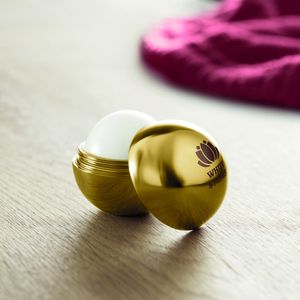 GiftRetail MO9373 - Lippenbalsam-Kugel Gold