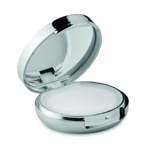 GiftRetail MO9374 - DUO MIRROR Mirror lip balm shiny silver