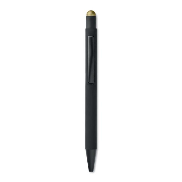 GiftRetail MO9393 - NEGRITO Elegant Aluminium Stylus Pen with Blue Ink